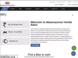 Sites similar to maansarovarhonda.co.in
