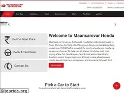 Sites similar to maansarovarhonda.in