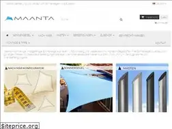 Sites similar to maanta.de