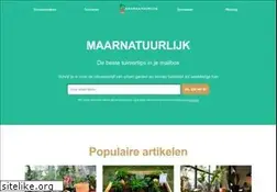 Sites similar to maarnatuurlijk.be