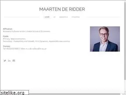 Sites similar to maartenderidder.com