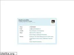 Sites similar to maartenvangelder.nl