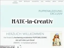 Sites similar to mabe-la-creativ.de