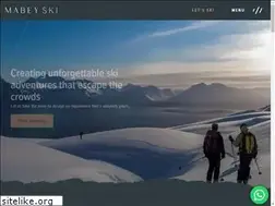 Sites similar to mabeyski.com