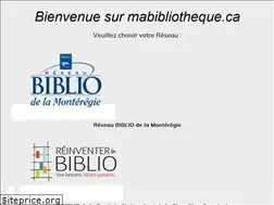 Sites similar to mabibliotheque.ca