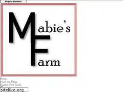 Sites similar to mabiesfarm.com