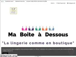 Sites similar to maboiteadessous.com