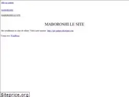 Sites similar to maboroshi-no-site.com