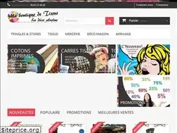 Sites similar to maboutiquedetissus.com