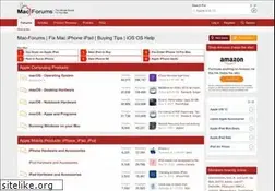 Sites similar to mac-forums.com