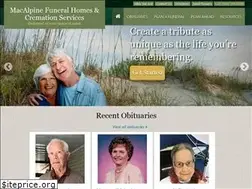 Sites similar to macalpinefuneralhome.com