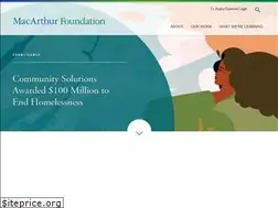 Sites similar to macarthur.org