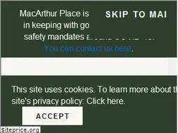 Sites similar to macarthurplace.com
