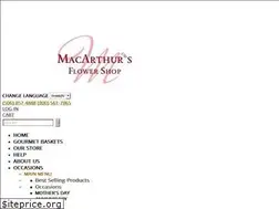 Sites similar to macarthursflowershop.com