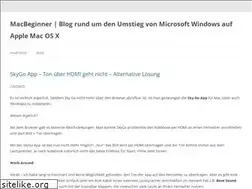 Sites similar to macbeginner.de