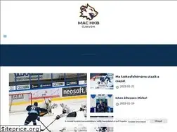 Sites similar to macbudapesthockey.hu