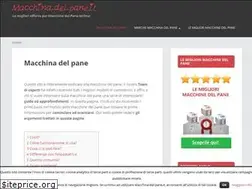 Sites similar to macchina-del-pane.it