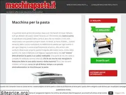 Sites similar to macchinapasta.it