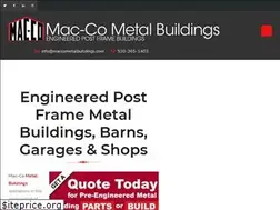 Sites similar to maccometalbuildings.com