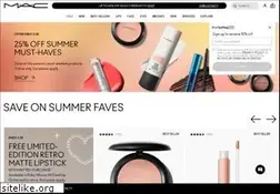 Sites similar to maccosmetics.com