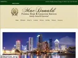 Sites similar to macdonaldfuneral.com