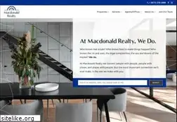 Sites similar to macdonaldrealty.com