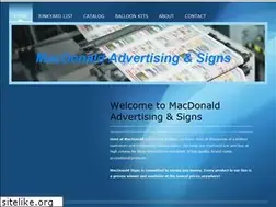 Sites similar to macdonaldsigns.com