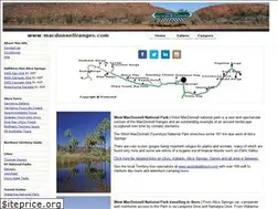 Sites similar to macdonnellranges.com
