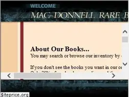 Sites similar to macdonnellrarebooks.com