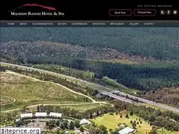 Sites similar to macedonrangeshotelspa.com.au