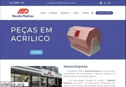 Sites similar to macedoplasticos.com.br