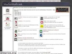 Sites similar to macformath.net