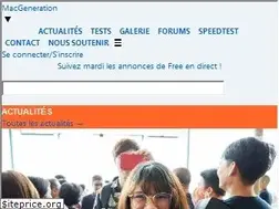 Sites similar to macgeneration.com