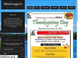 Sites similar to macgregorsrestaurant.com