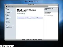 Sites similar to macheads101.com