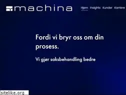 Sites similar to machina.no