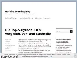Sites similar to machine-learning-blog.de