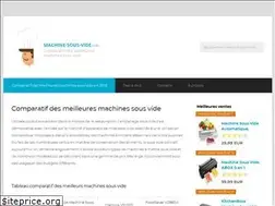 Sites similar to machine-sous-vide.info