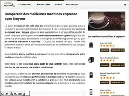 Sites similar to machineaexpresso.fr