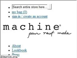 Sites similar to machinejeans.com