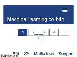 Sites similar to machinelearningcoban.com