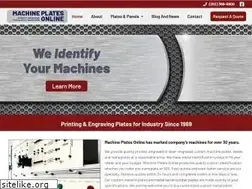 Sites similar to machineplatesonline.com