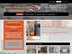 Sites similar to machineries.ca