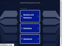 Sites similar to machinerysower.com