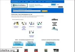 Sites similar to machinesales.com