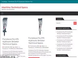 Sites similar to machinetechnicalspecs.com