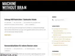 Sites similar to machinewithoutbrain.de