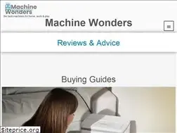 Sites similar to machinewonders.com