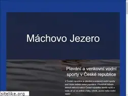 Sites similar to machovo-jezero-koupani.cz