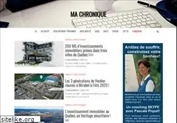 Sites similar to machronique.com